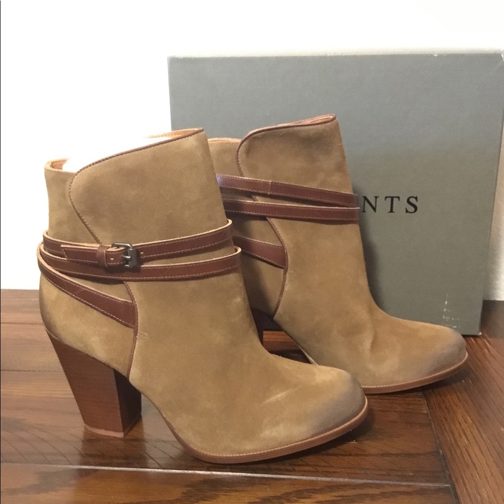 All Saints Straps Eliko Leather Boots Size 41 US/10 NIBox - Picture 6 of 8